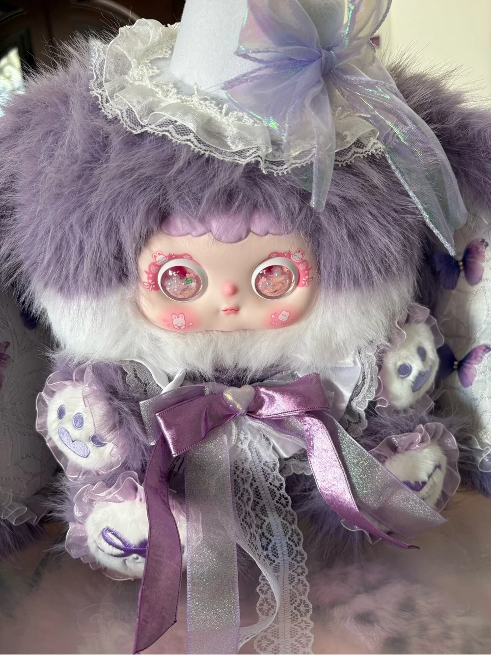 Jiimo Sweet Isle Tea Chat - Butterfly Whispers Liquid Eyes With Rabbit Patterns